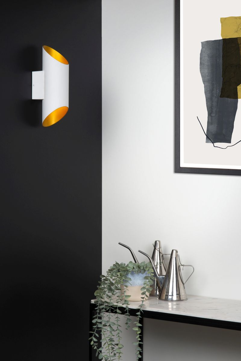 Lucide QUIRIJN - Nástenné svietidlo - Ø 10 cm - 1xG9 - Biele